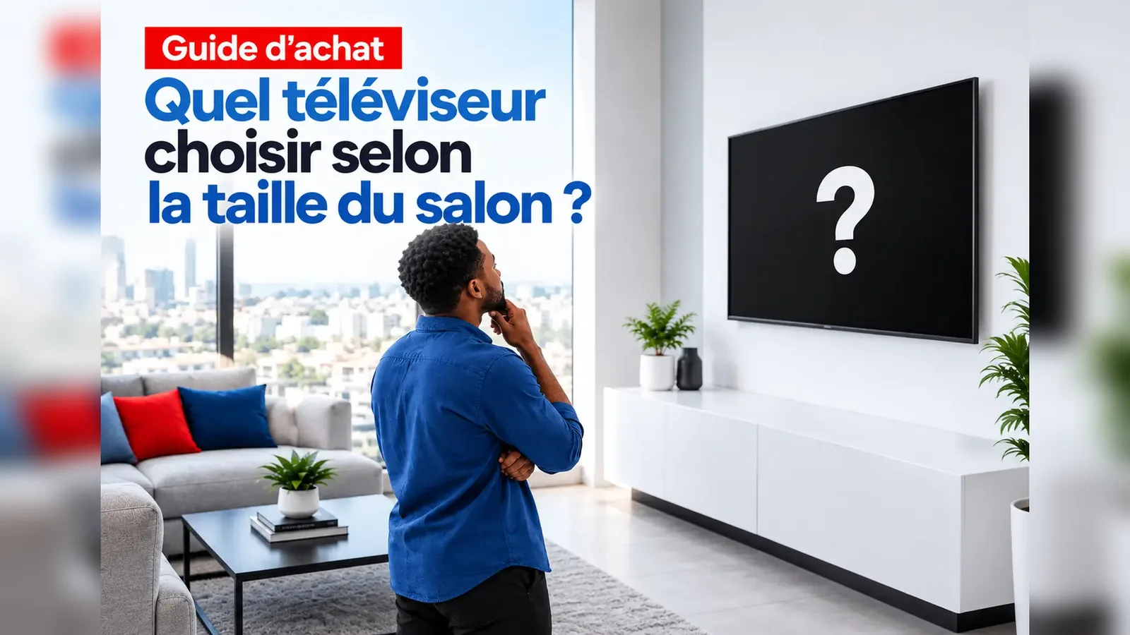 Quel téléviseur choisir selon la taille du salon