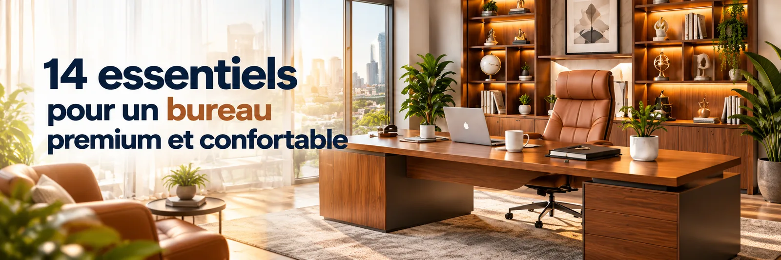 14 essentiels pour un bureau premium et confortable